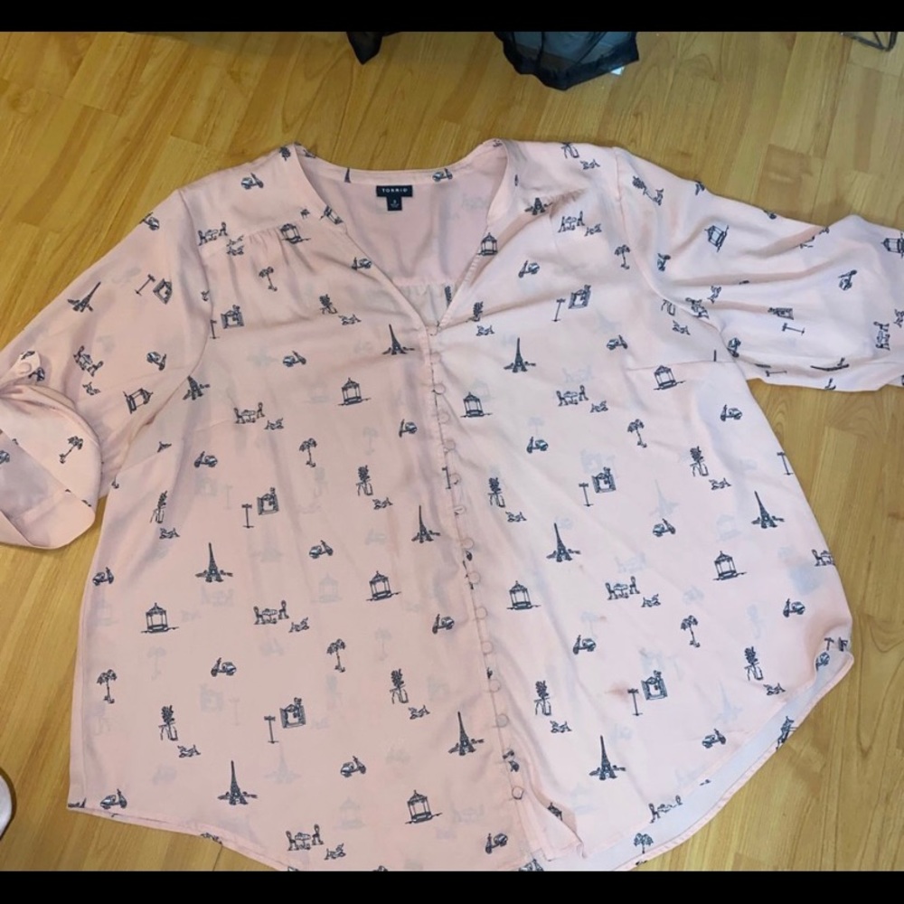 Pink blouse
